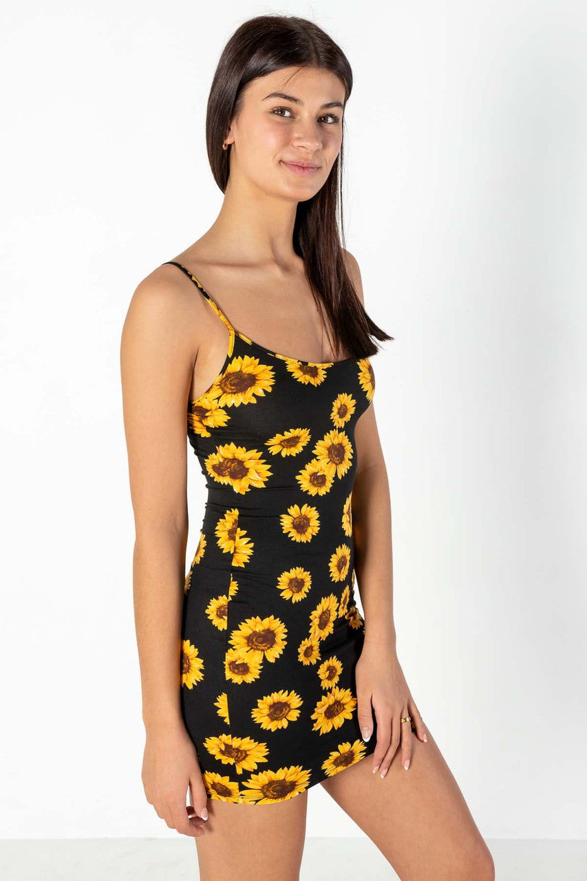 Sunflower Mini Dress