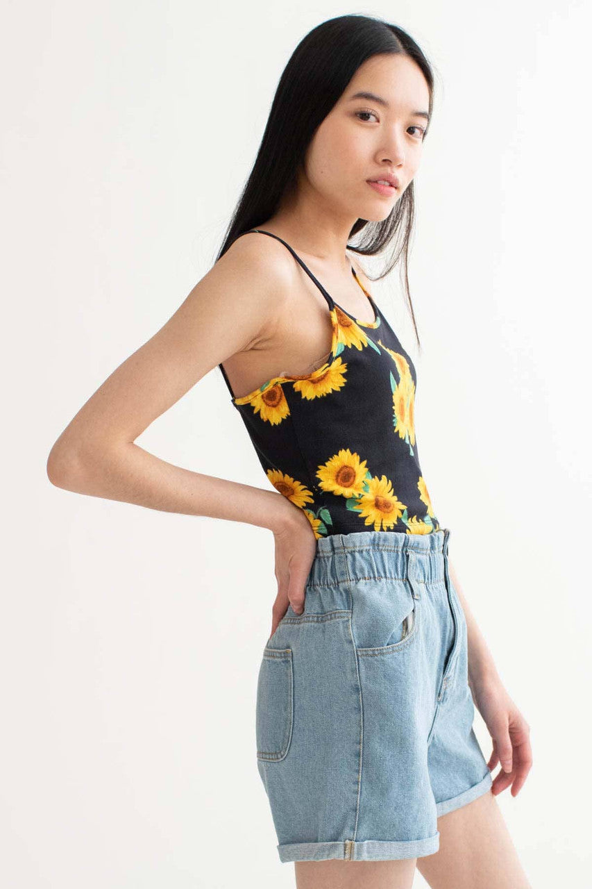 Sunflowers Crop Cami