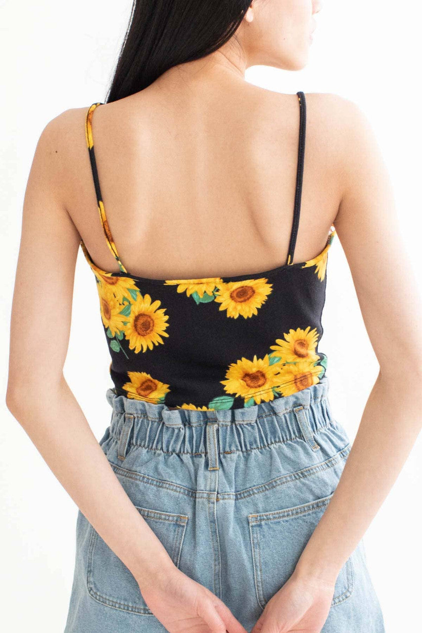 Sunflowers Crop Cami