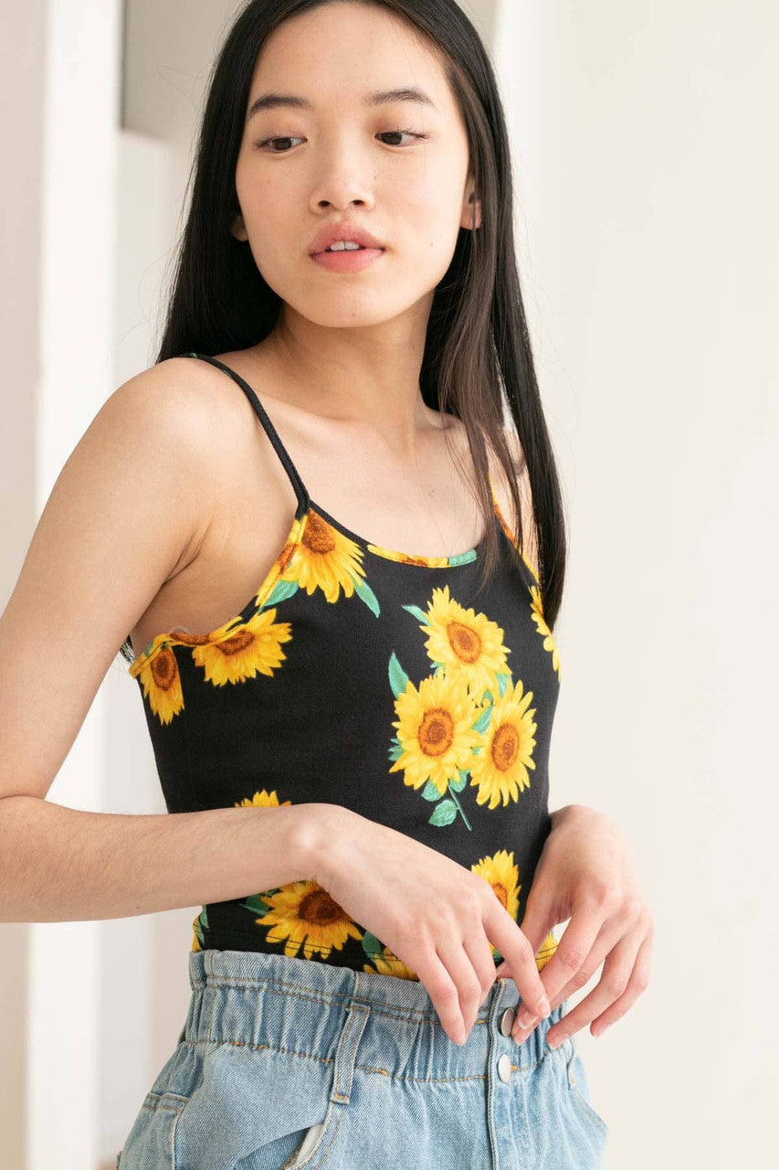 Sunflowers Crop Cami