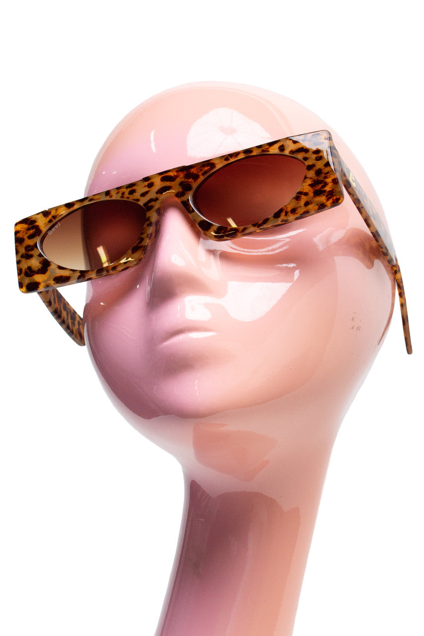 Retro Egg Lens Sunglasses