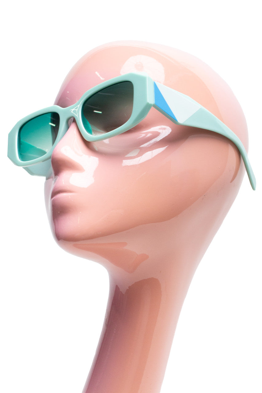 Geometric Detail Sunglasses