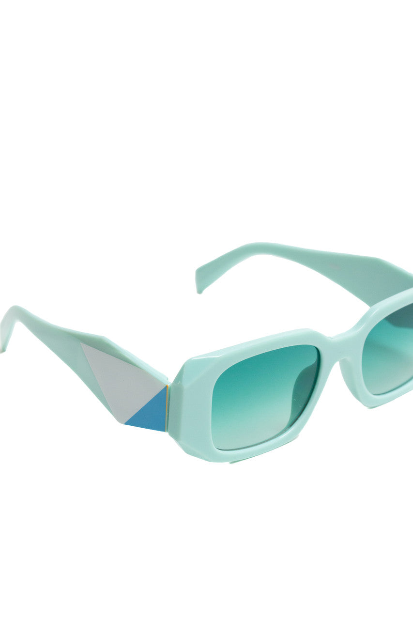 Geometric Detail Sunglasses
