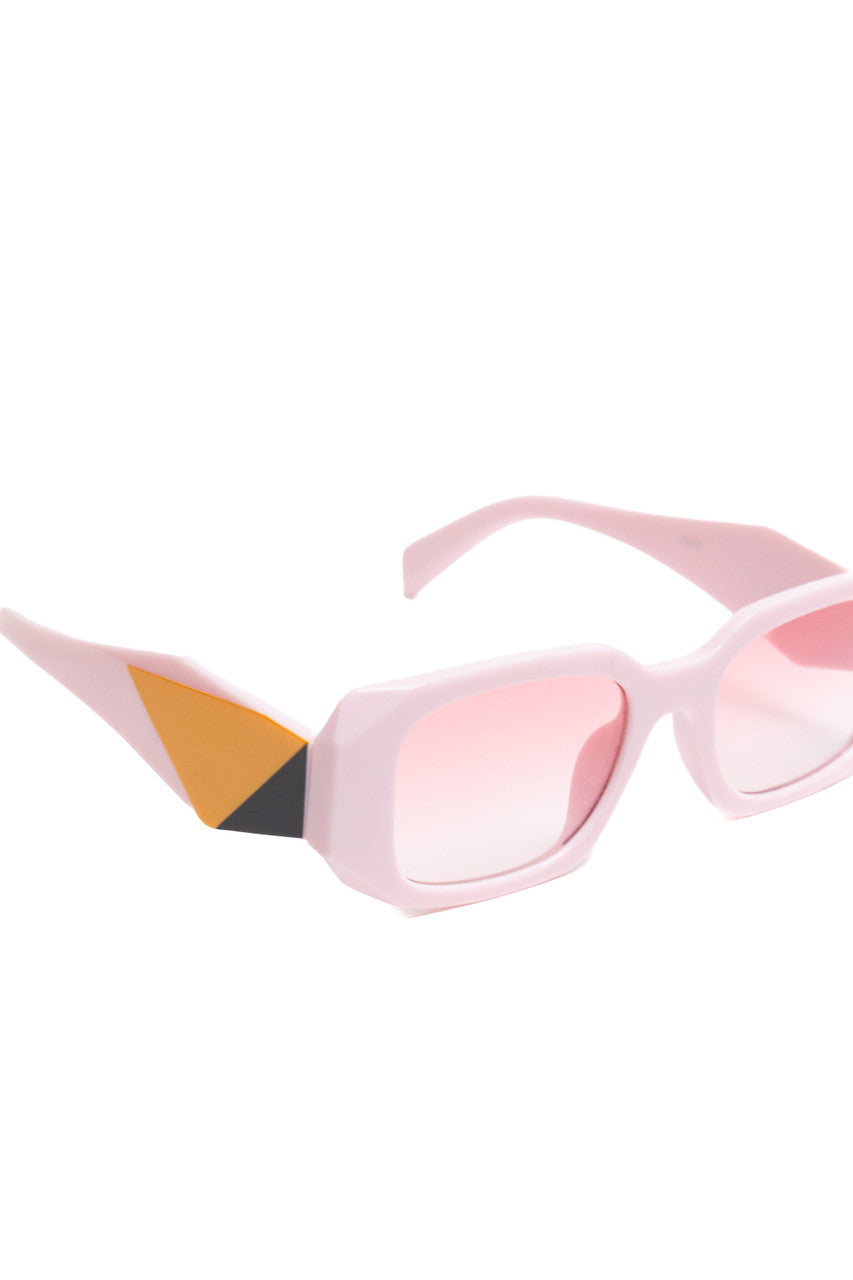 Geometric Detail Sunglasses