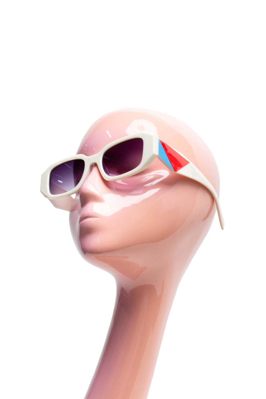 Geometric Detail Sunglasses