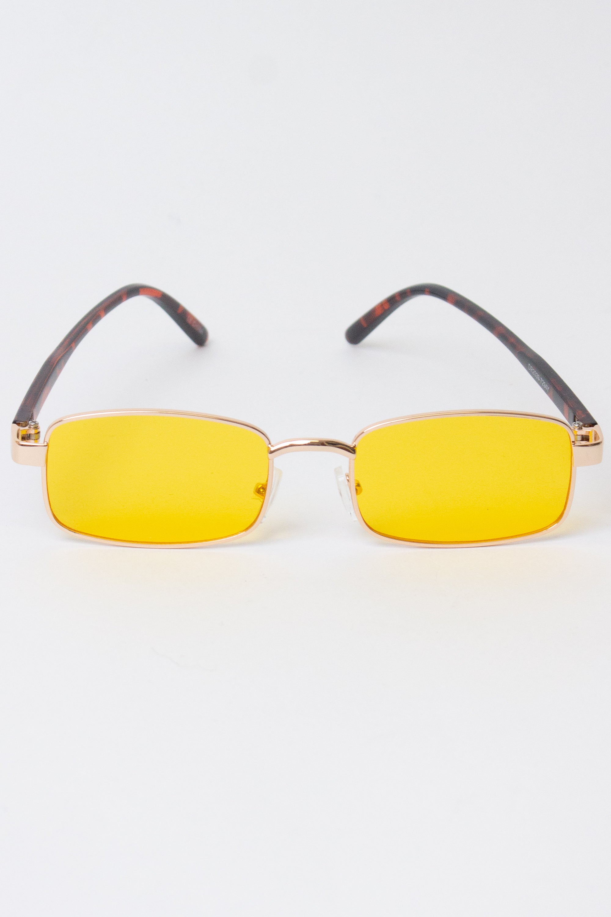 Yellow Rectangle Sunglasses