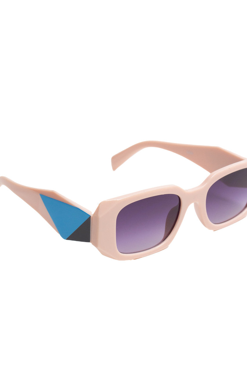 Geometric Detail Sunglasses