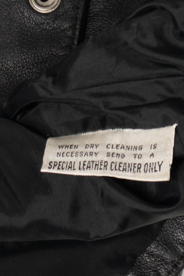 Vintage Black Verducci Leather Vest (1980s)