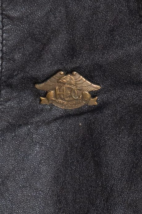 Vintage Leather Fringe Vest With Harley Davidson Pin (1990s)