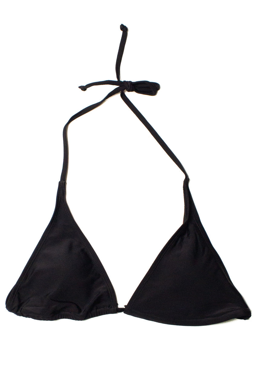 Black Triangle Bikini Top