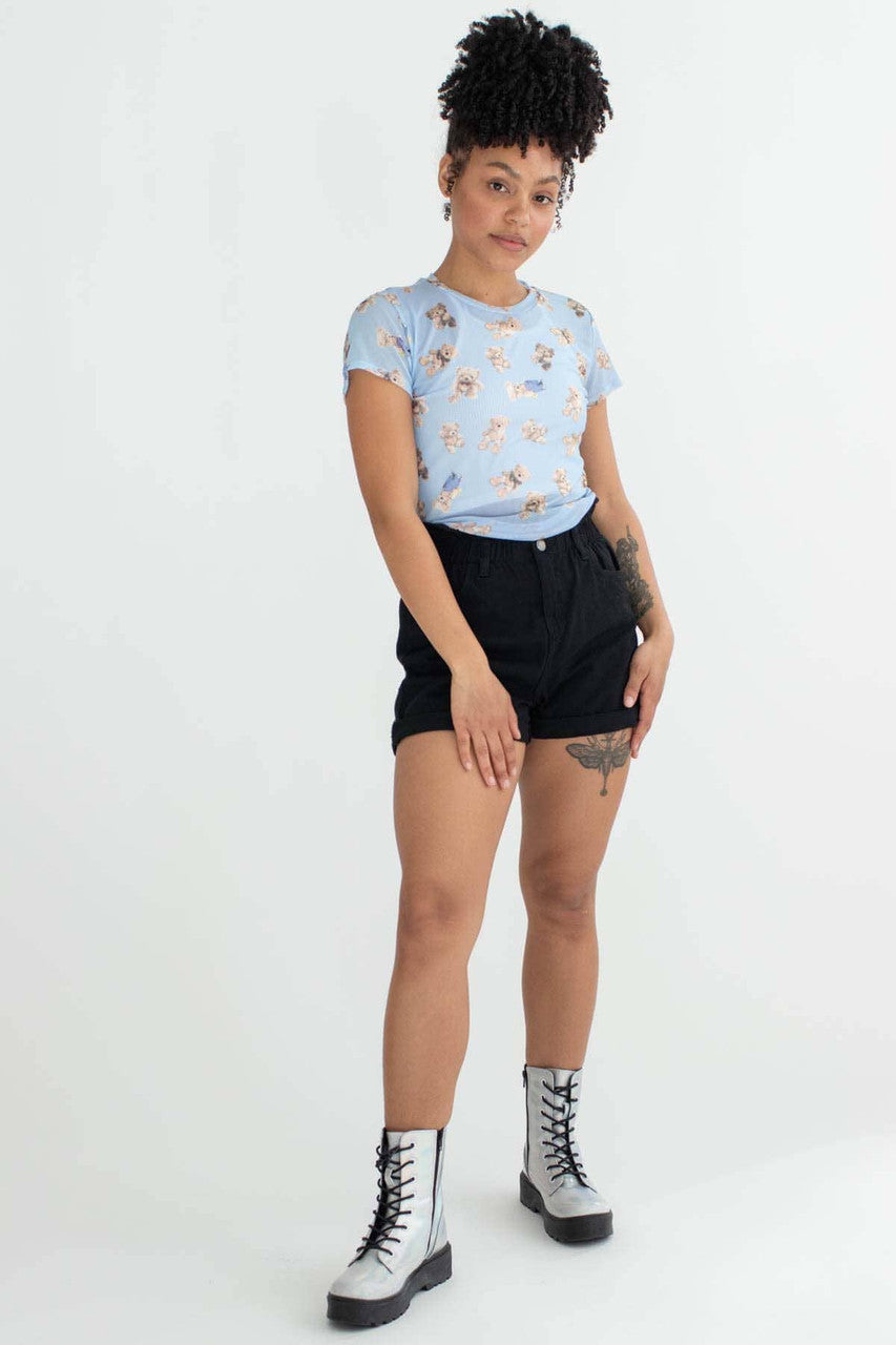 Teddy Bear Mesh Tee
