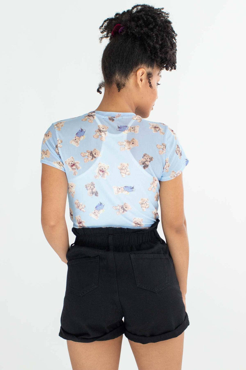 Teddy Bear Mesh Tee