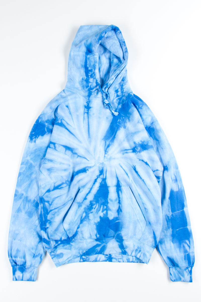 Baby Blue Tie Dye Hoodie 1