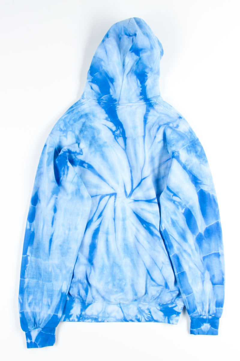 Baby Blue Tie Dye Hoodie 1