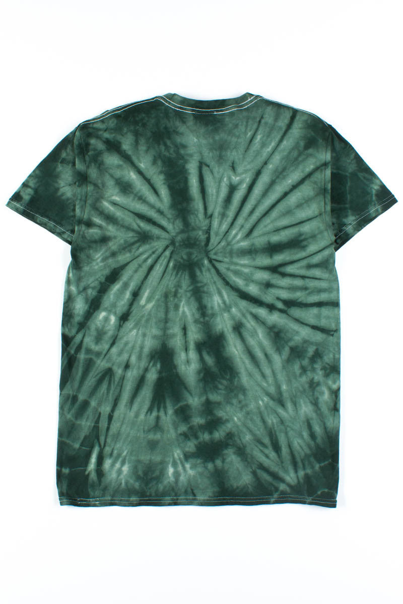 Dark Green Tie Dye Shirt