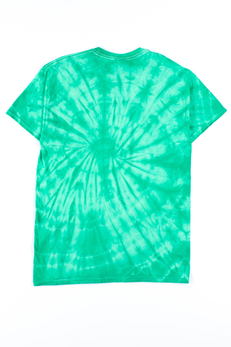 Kelly Green Tie Dye Shirt