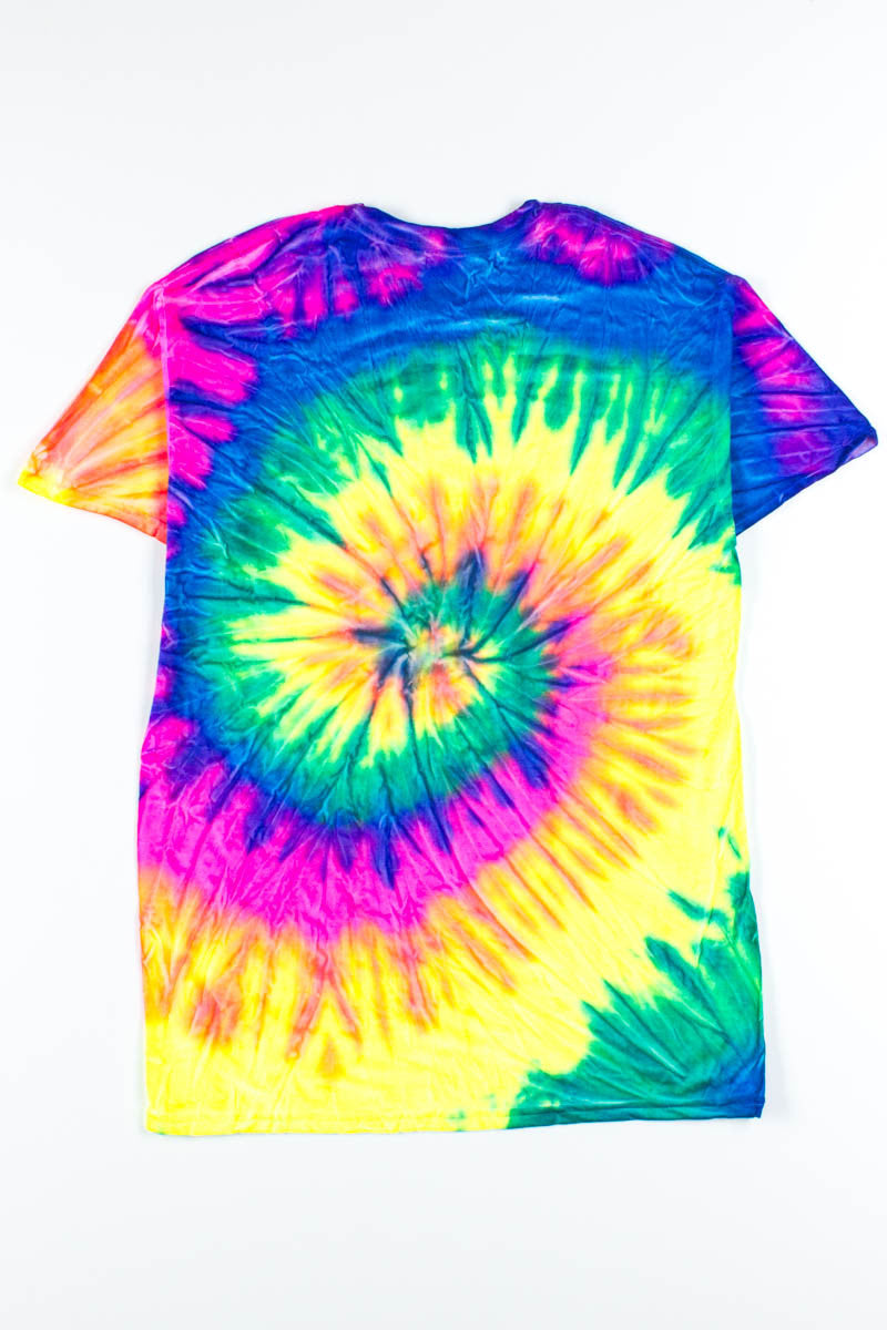 Neon Rainbow Tie Dye Shirt