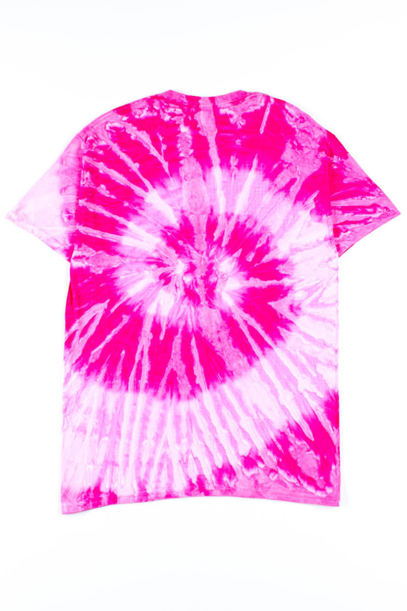 Pink Spiral Tie Dye Shirt