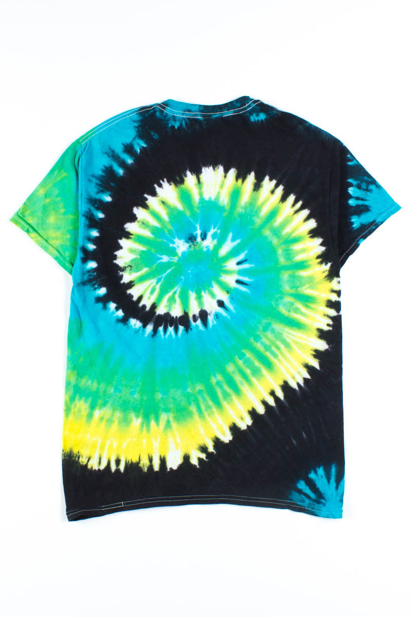 Black Neon Tie Dye Shirt