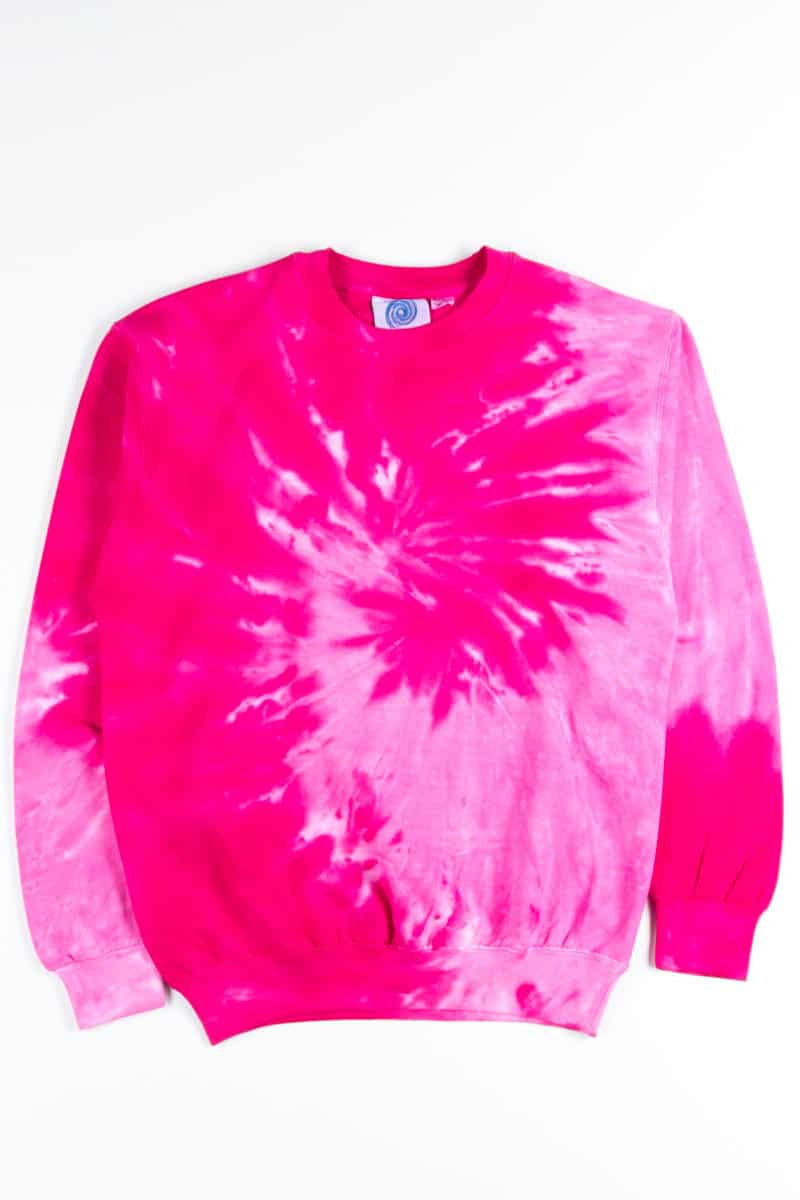 Pink Tie Dye Sweatshirt