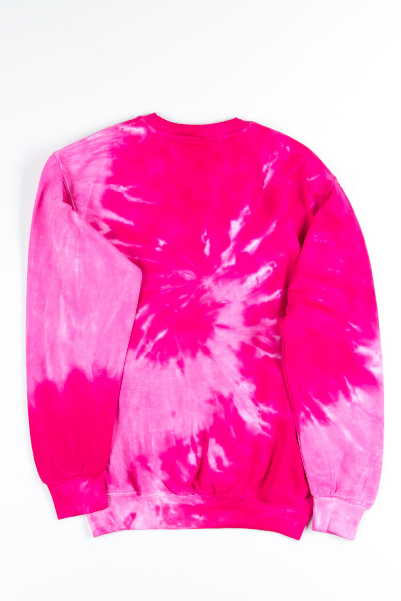 Pink Tie Dye Sweatshirt