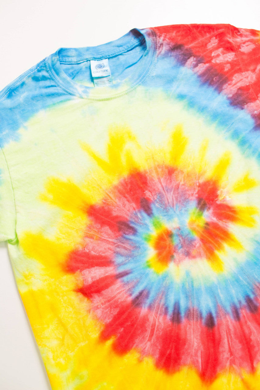 Neon Spring Swirl Tie Dye Shirt
