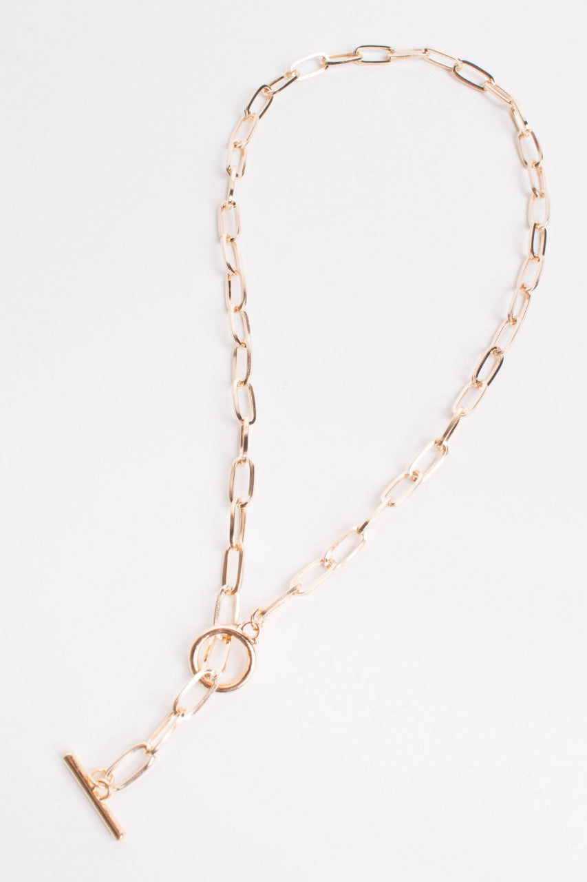 Toggle Clasp Chain Necklace
