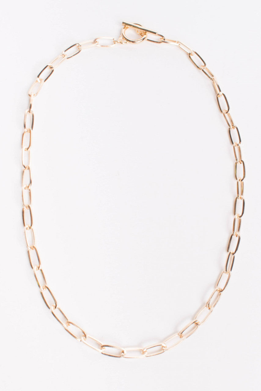 Toggle Clasp Chain Necklace