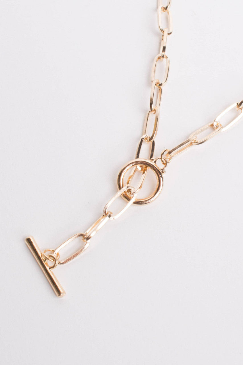 Toggle Clasp Chain Necklace