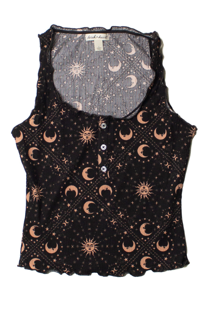 Celestial Henley Tank