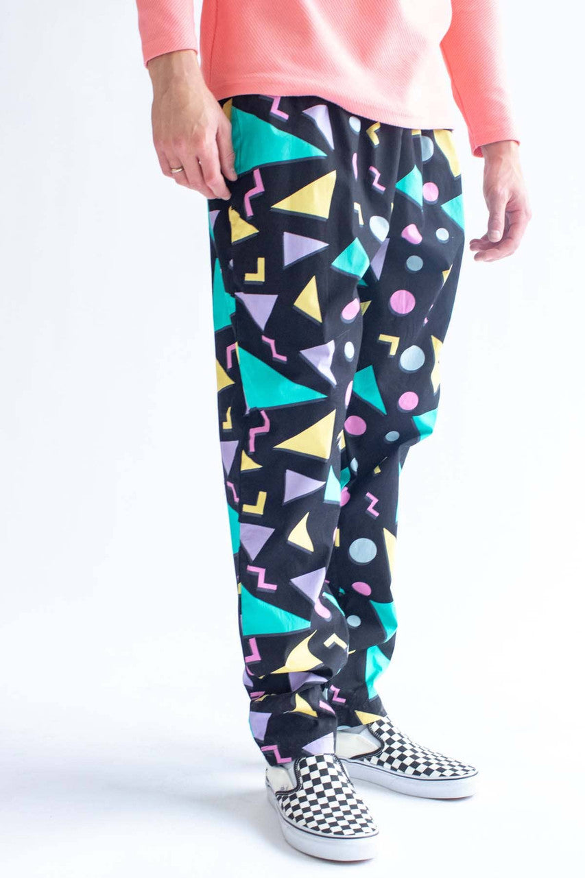 Triangle Confetti 80s Pants