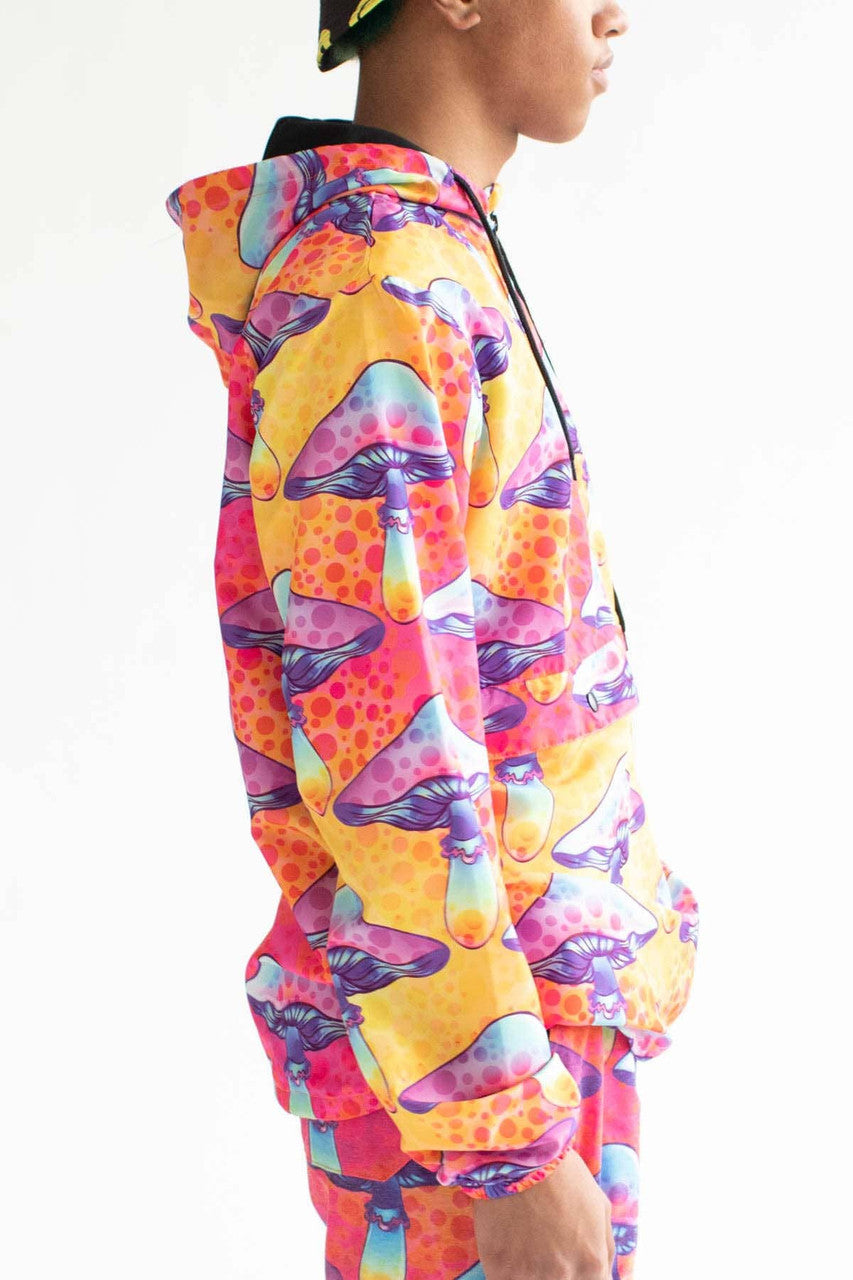 Psychedelic Mushrooms Windbreaker