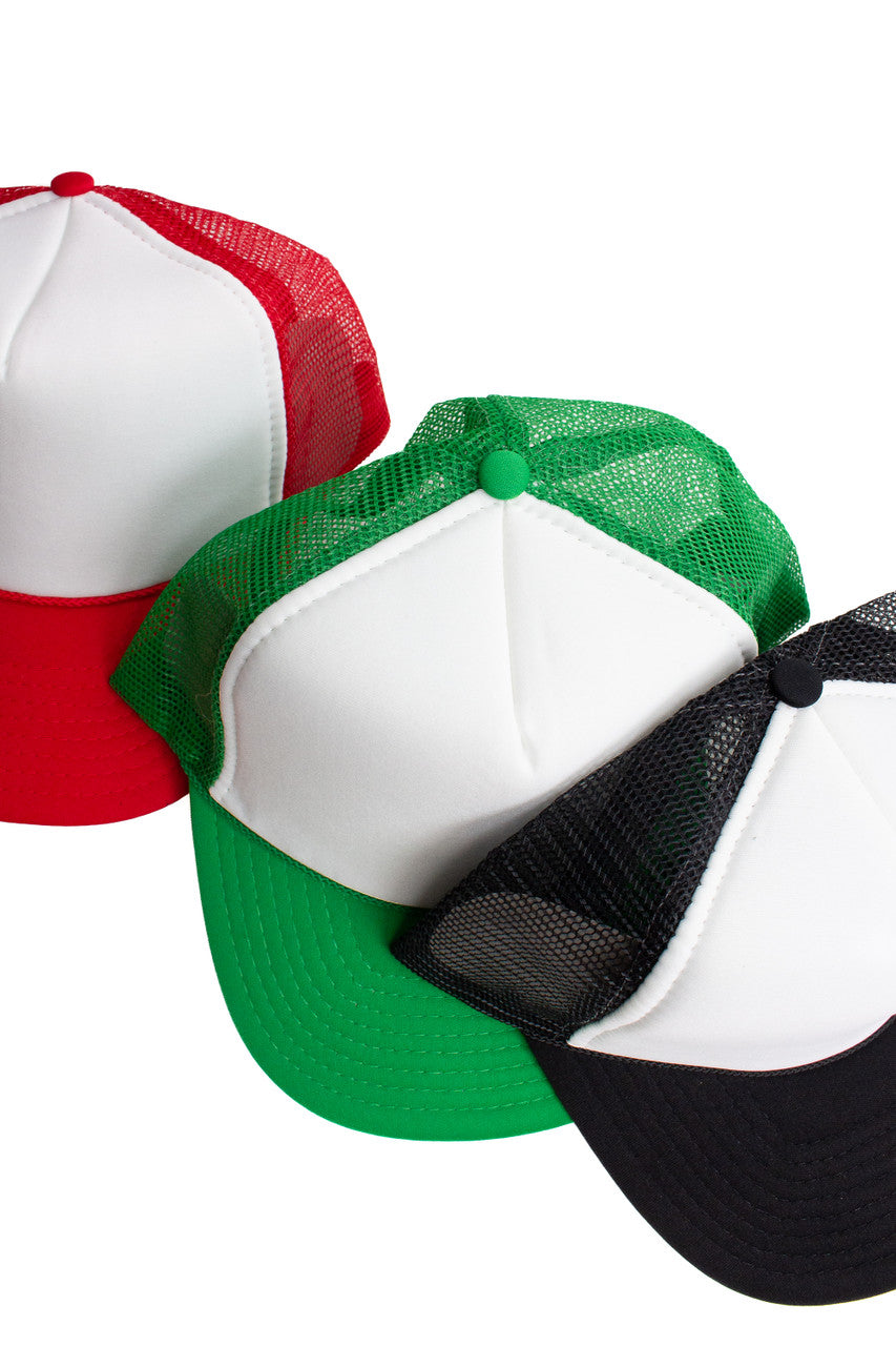 Red & White Trucker Hat