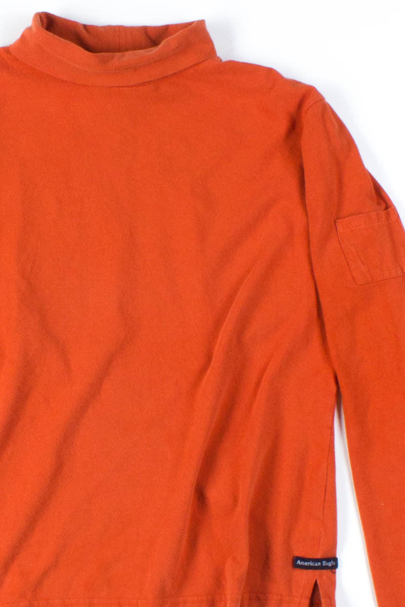 Orange Turtleneck