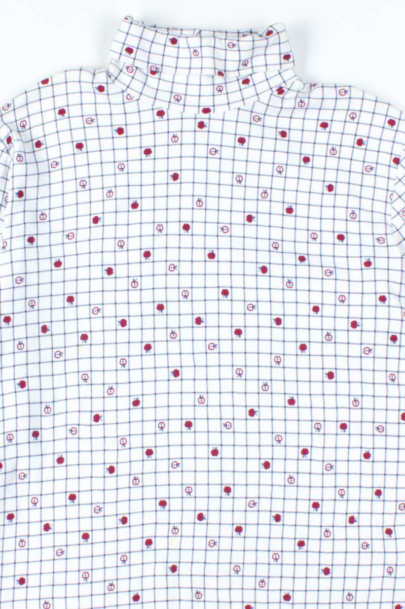 Apple Grid Vintage Turtleneck