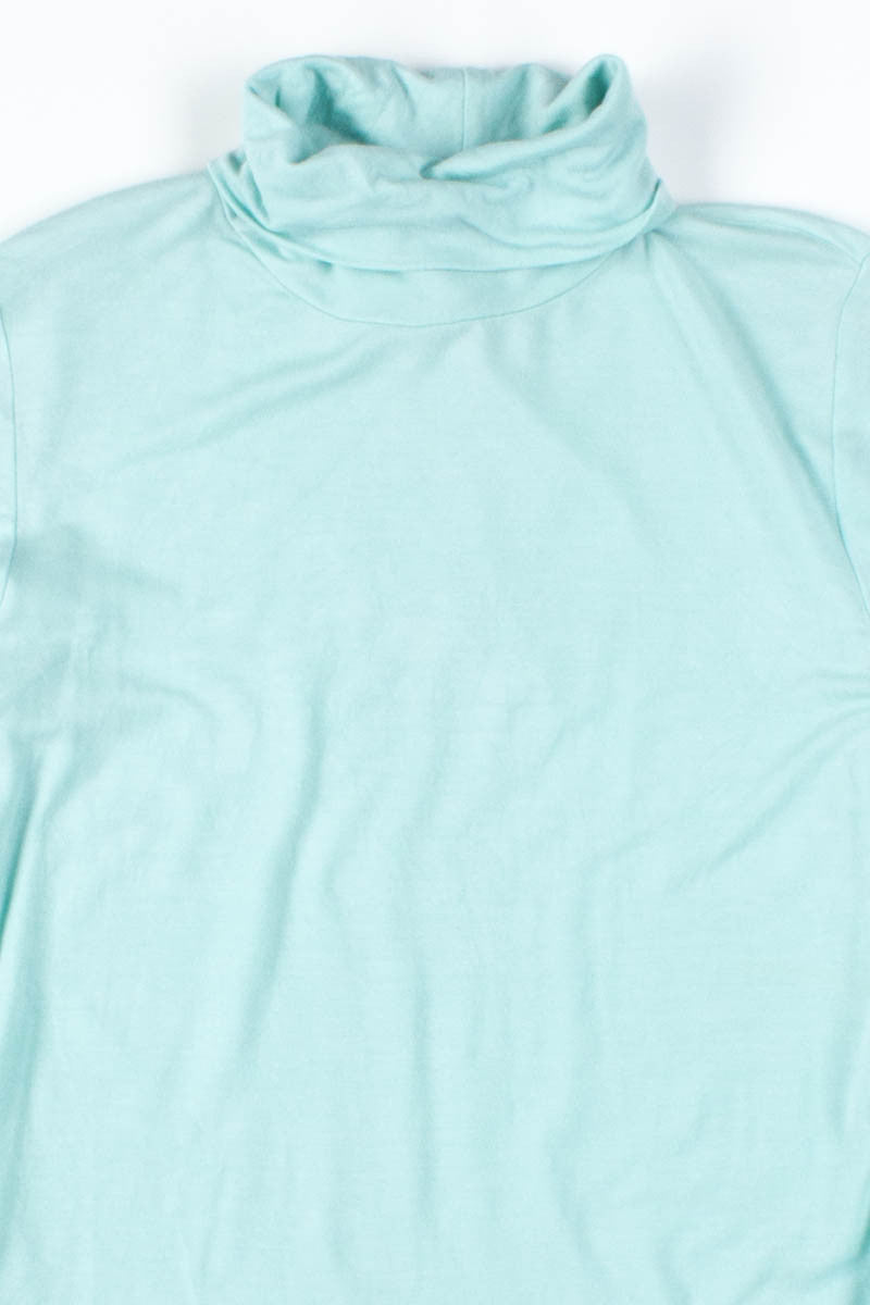 Mint Stretch Turtleneck