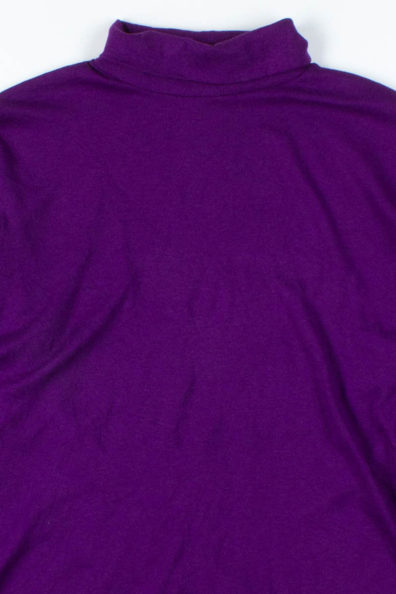 Purple Vintage Turtleneck
