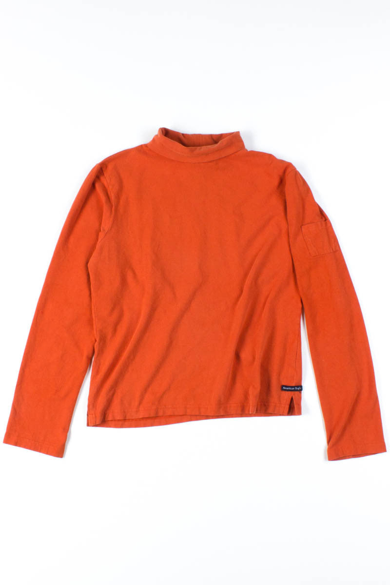 Orange Turtleneck