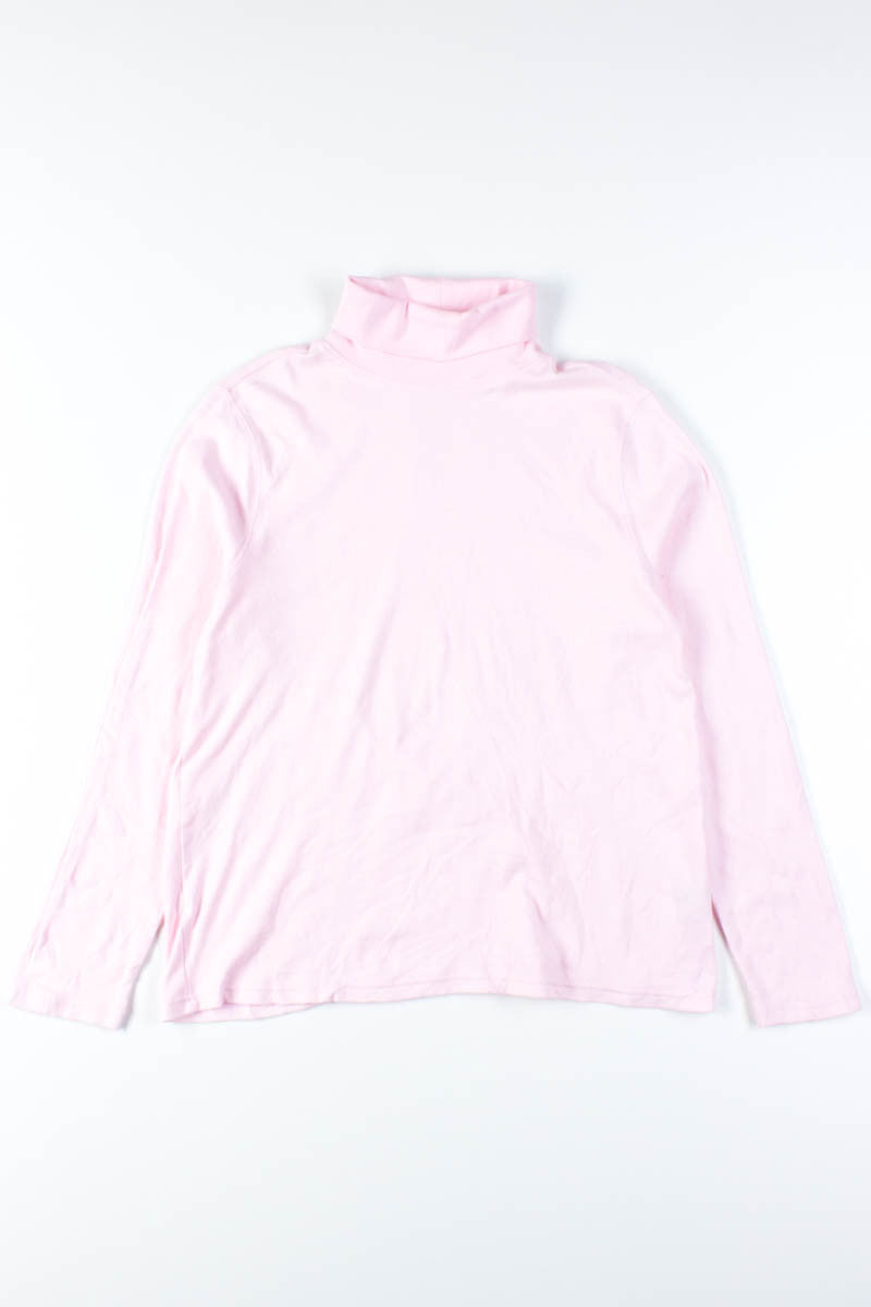 Bright Pink Turtleneck