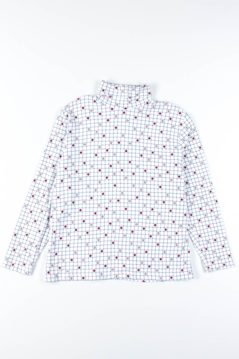 Apple Grid Vintage Turtleneck