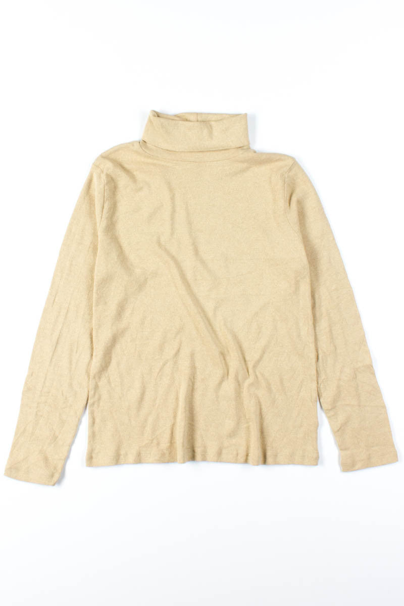 Glittery Gold Turtleneck