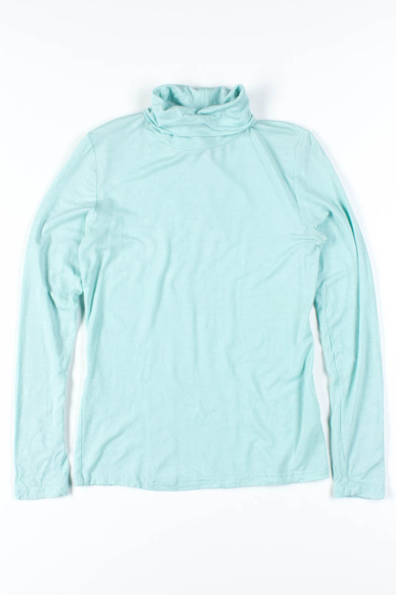 Mint Stretch Turtleneck