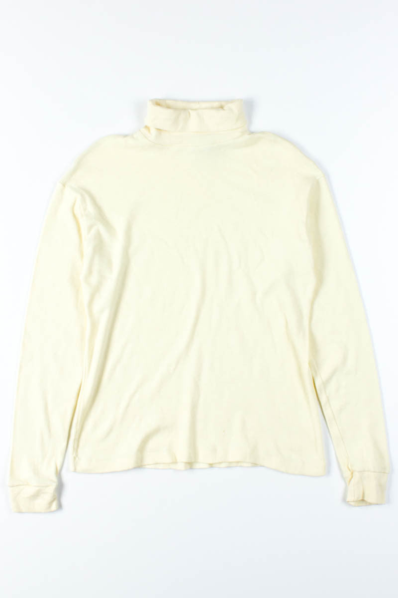 Butter Yellow Vintage Turtleneck