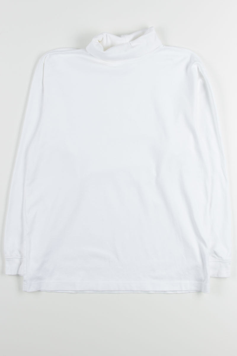 White L.L. Bean Turtleneck