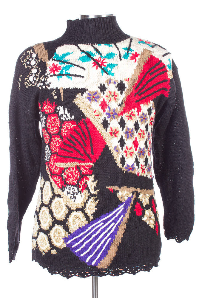 Black Ugly Christmas Pullover 25709