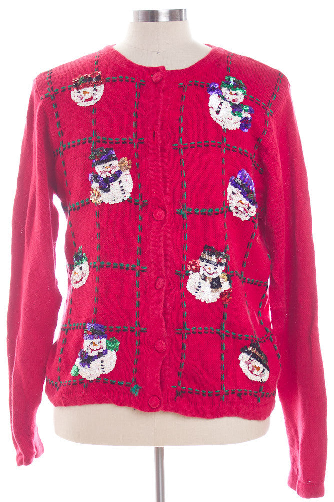 Red Ugly Christmas Cardigan 27894