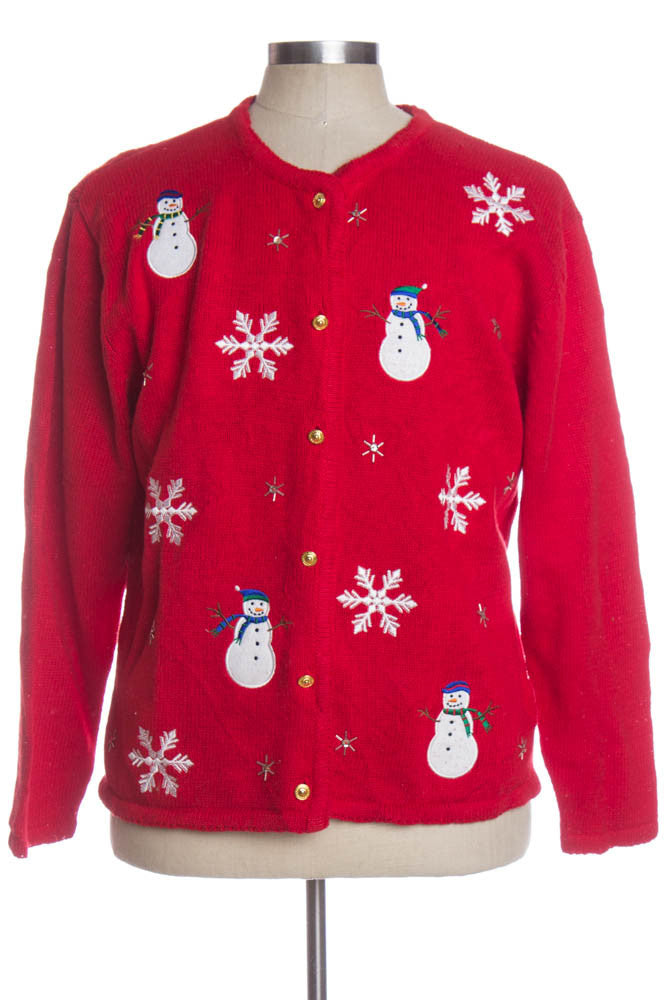 Red Ugly Christmas Cardigan 33323