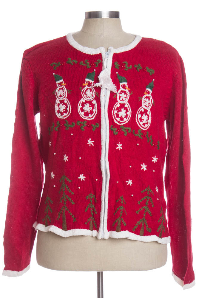 Red Ugly Christmas Cardigan 33347