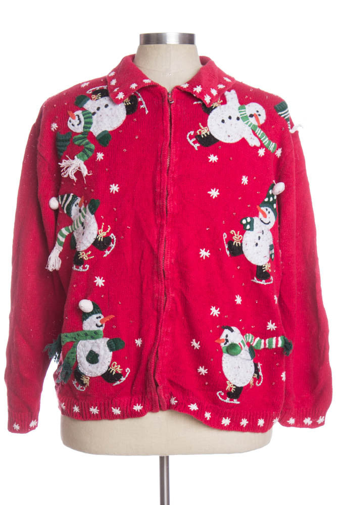 Red Ugly Christmas Cardigan 33357