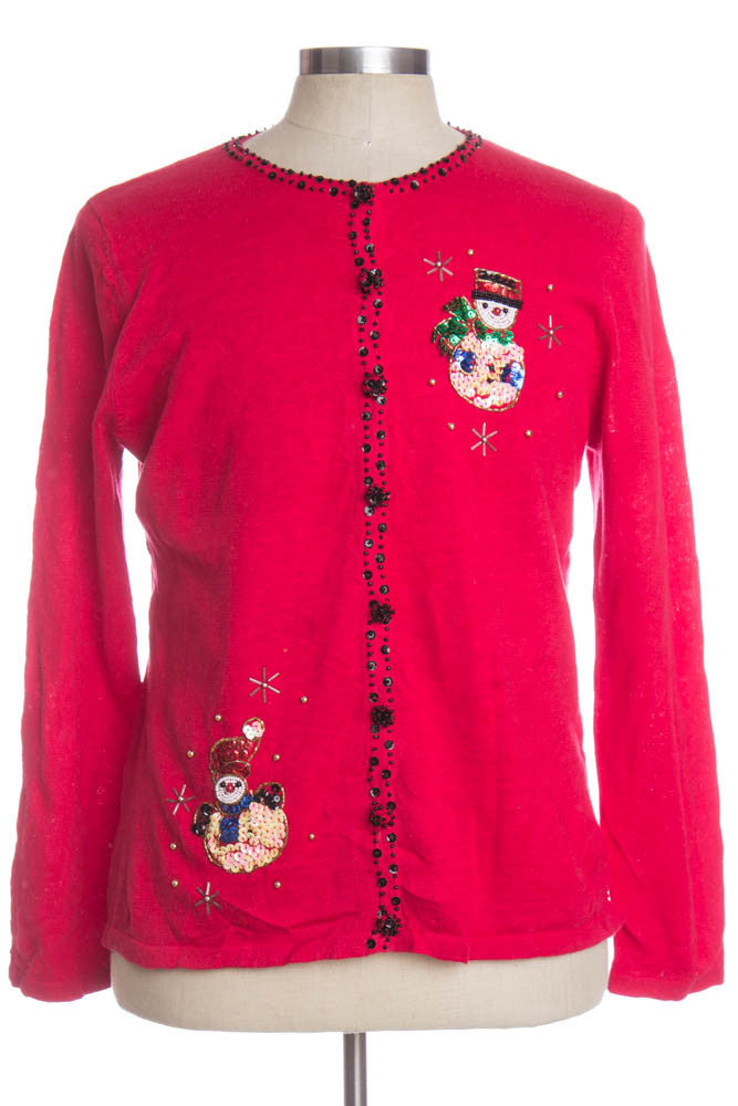 Red Ugly Christmas Cardigan 33409